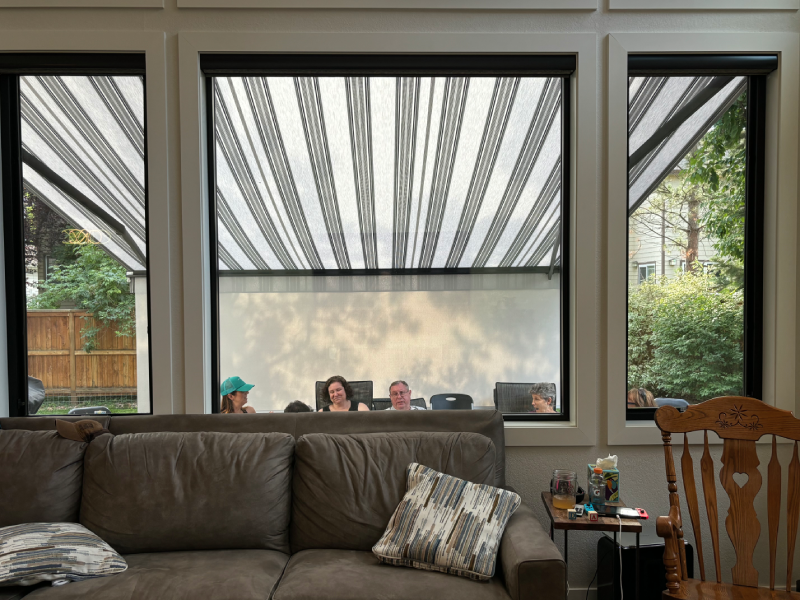 Custom shade solutions with durable awnings